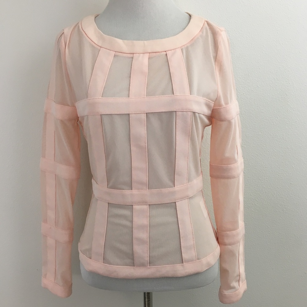 Long Sleeve Peach Top - Picture 3 of 9